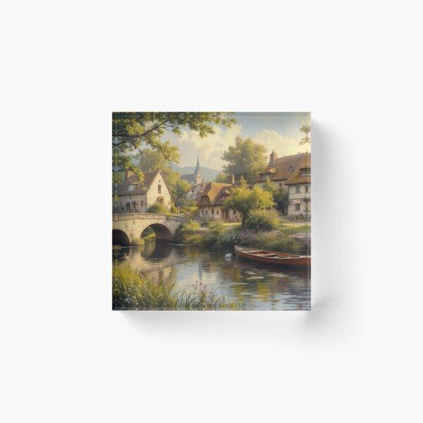 Item preview, Village in Auvergne (France) designed and sold by jefboutique6150.