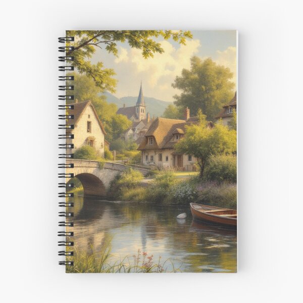 Item preview, Village in Auvergne (France) designed and sold by jefboutique6150.
