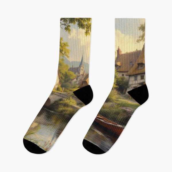 Item preview, Village in Auvergne (France) designed and sold by jefboutique6150.