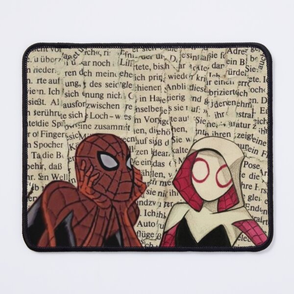 Item preview, Miles and Gwen Vintage Comic Collage Art designed and sold by SarvynStudio.