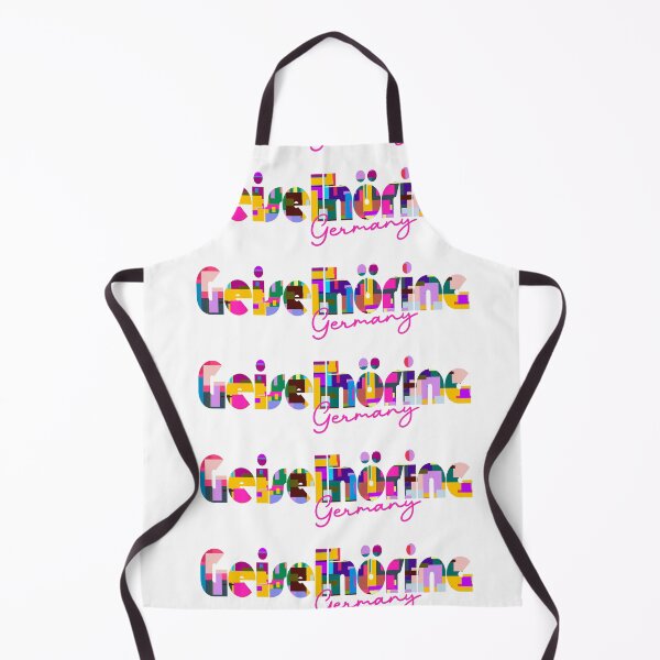 Item preview, Geiselhöring, Germany, Vibrant Abstract City Typography Art designed and sold by Wanderful-roads.
