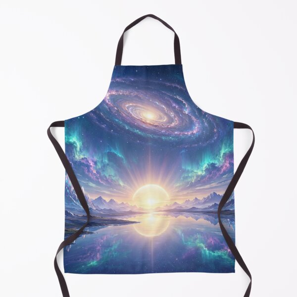 Item preview, The First Dawn | Cosmic Horizons Collection | Celestial Galaxy Sunrise Landscape Art designed and sold by OandSDesigns23.