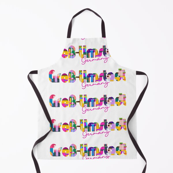 Item preview, Groß-Umstadt, Germany, Vibrant Abstract City Typography Art designed and sold by Wanderful-roads.