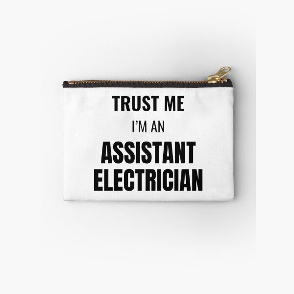 Item preview, Trust Me I'm an Assistant Electrician (Black) designed and sold by ShipCrewNation.