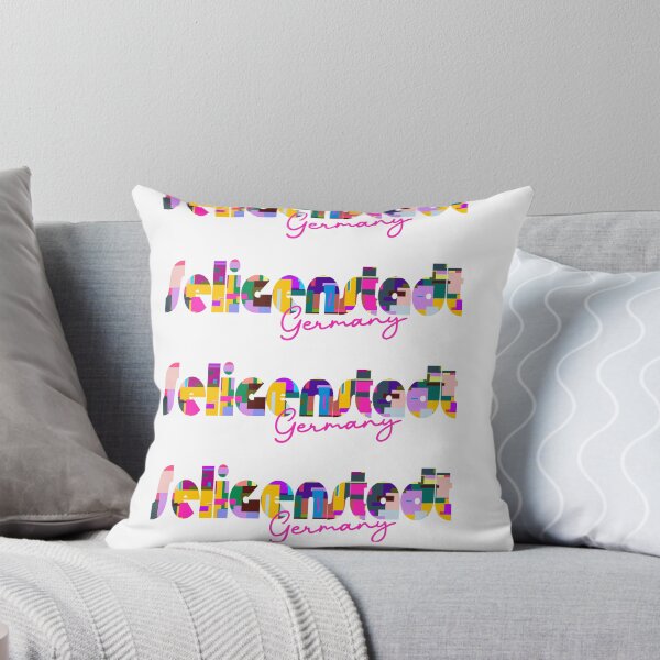 Item preview, Seligenstadt, Germany, Vibrant Abstract City Typography Art designed and sold by Wanderful-roads.