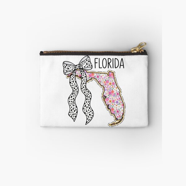 Item preview, Cute Florida Floral Map Graphic Coquette Bow Design designed and sold by Paper Drip.