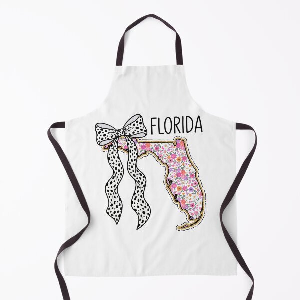 Item preview, Cute Florida Floral Map Graphic Coquette Bow Design designed and sold by Paper Drip.