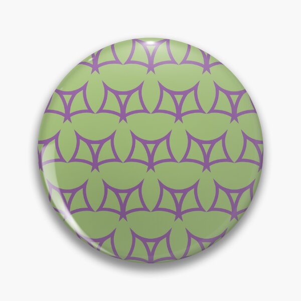 Item preview, Bats Cross-Stitch Print 1 - Ghoulish Purple and Green designed and sold by Daniel Bevis Design.