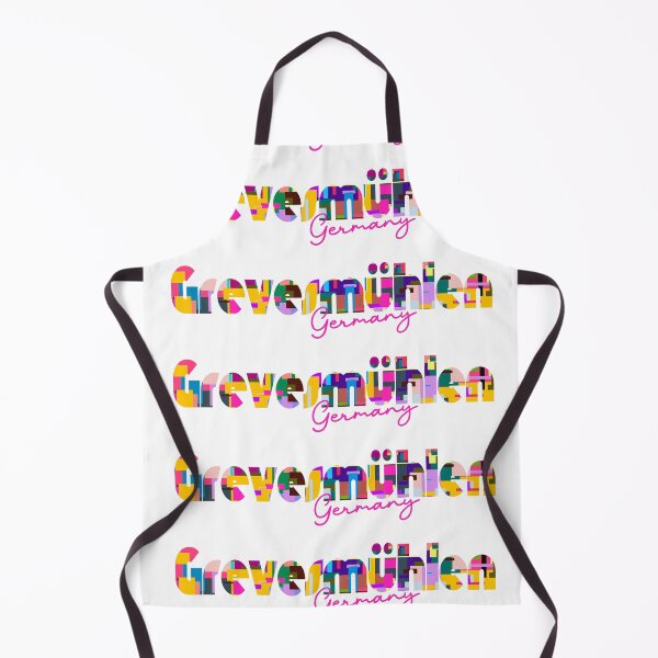 Item preview, Grevesmühlen, Germany, Vibrant Abstract City Typography Art designed and sold by Wanderful-roads.