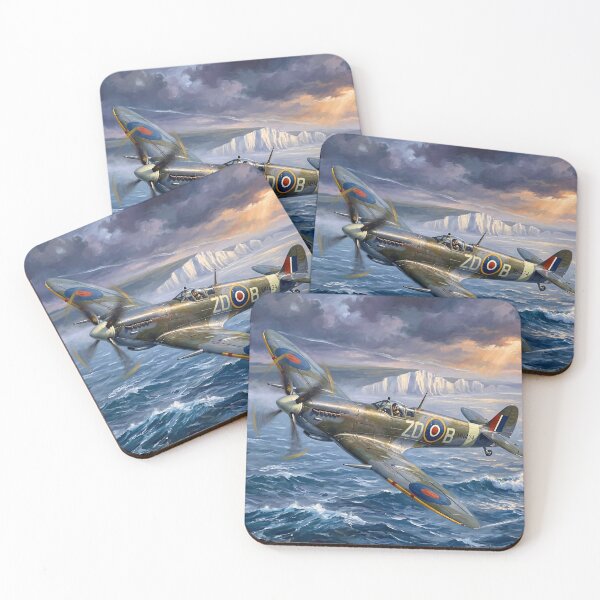 Item preview, Supermarine Spitfire over the White Cliffs of Dover designed and sold by Yaremchuk.