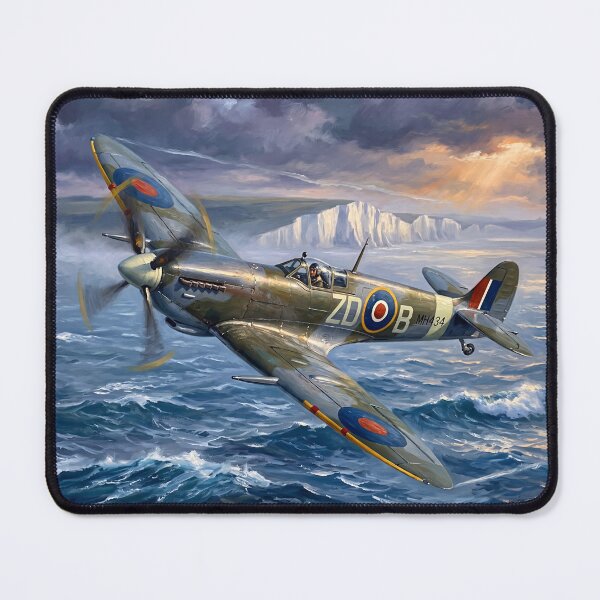 Item preview, Supermarine Spitfire over the White Cliffs of Dover designed and sold by Yaremchuk.