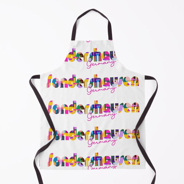 Item preview, Sondershausen, Germany, Vibrant Abstract City Typography Art designed and sold by Wanderful-roads.