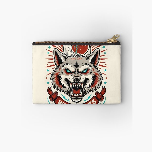 Item preview, Wild Nights – Lunar Wolf Vintage Tattoo Design designed and sold by smilukk.