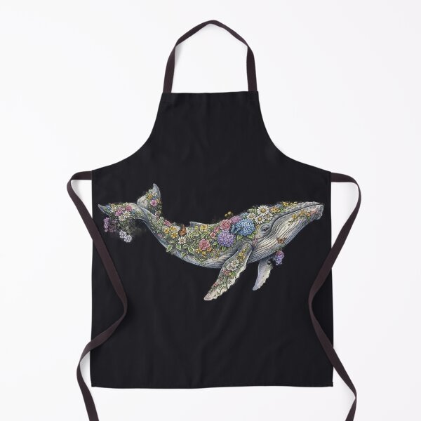 Item preview, Humpback Whale Covered in Wildflowers Art designed and sold by GrzywaM.