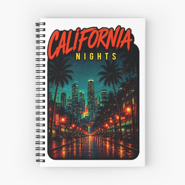 Item preview, California Nights Neon City Street Skyline Shirt designed and sold by PINK FREE.