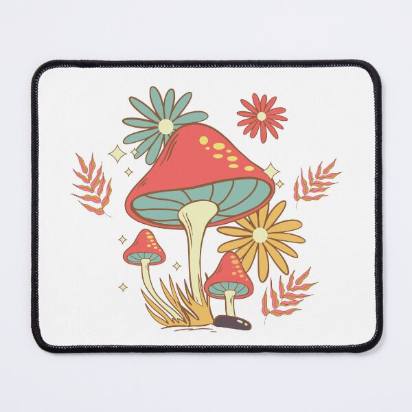 Item preview, Cute Retro Mushroom Flowers | Cottagecore Forest Art designed and sold by Sowaninongtdu.