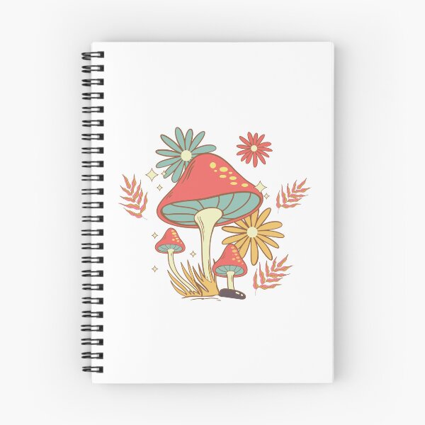 Item preview, Cute Retro Mushroom Flowers | Cottagecore Forest Art designed and sold by Sowaninongtdu.