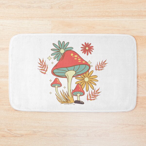 Item preview, Cute Retro Mushroom Flowers | Cottagecore Forest Art designed and sold by Sowaninongtdu.