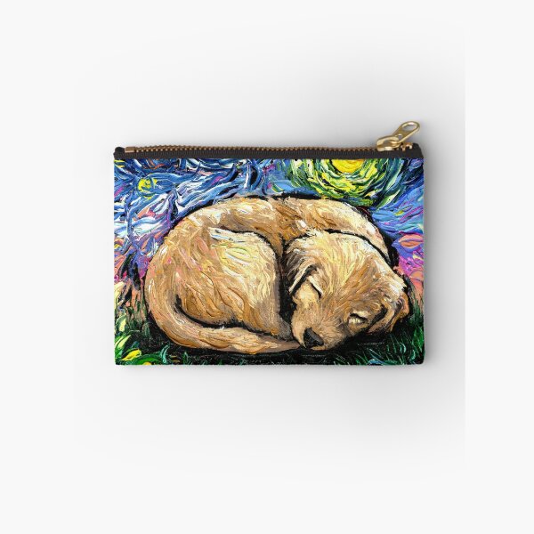 Item preview, Sleepy Golden Retreiver Pup Night designed and sold by AjaTrier.