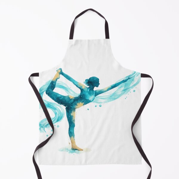 Item preview, Ocean Flow Yoga Dancer Pose Watercolor | Boho Meditation & Mindfulness Art designed and sold by MimiSabu.