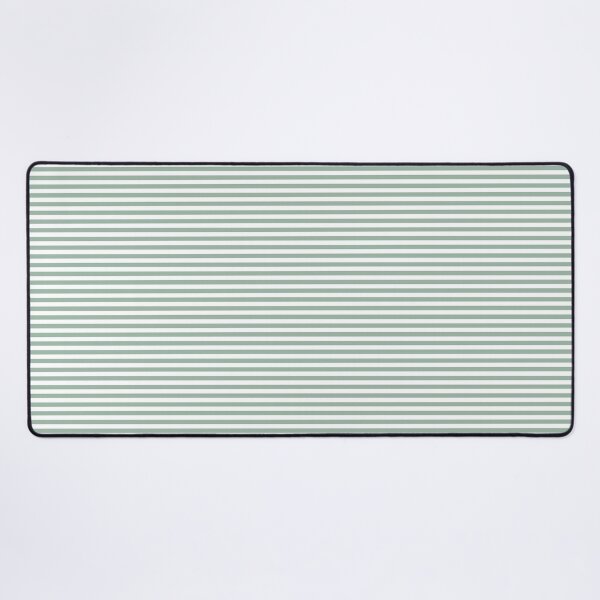 Item preview, Tiny MUTED GREEN and WHITE Horizontal PIN STRIPES designed and sold by RachelMacht.