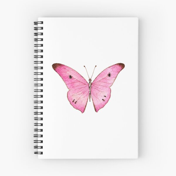 Item preview, Pastel Pink Butterfly Aesthetic Watercolor Art designed and sold by Mvicen.