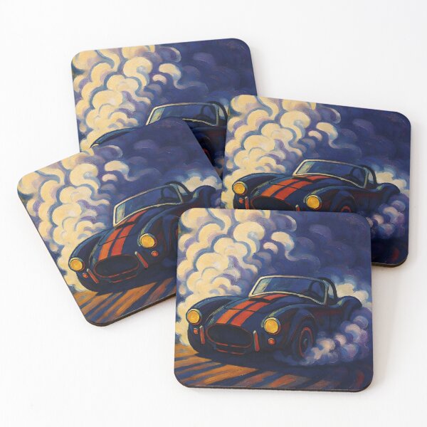 Item preview, Vapor and V8 Shelby Cobra - Abstract Oil Art designed and sold by Dhenin Studio.