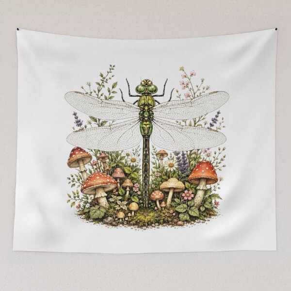 Item preview, BUTTERFLY ON A MUSHROOM designed and sold by Obinne.