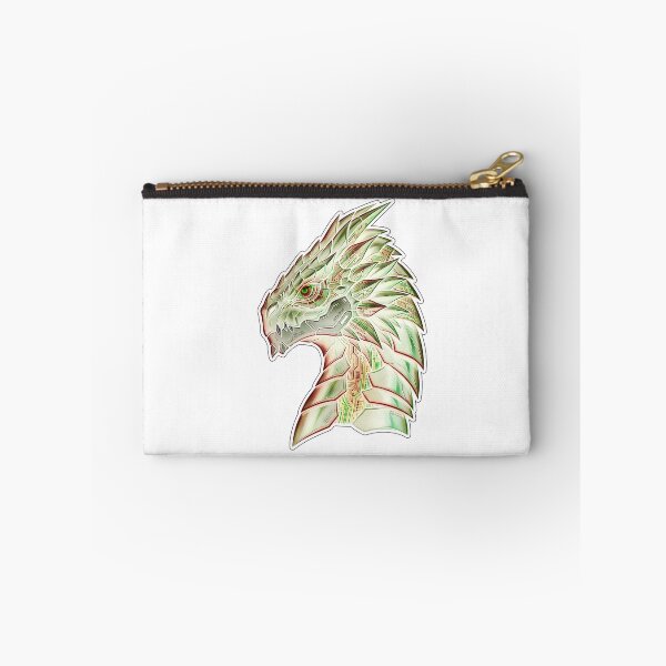 Item preview, White Mecha Cyber Dragon Matrix Green Gaming Sticker designed and sold by bug4j_DragonLab.