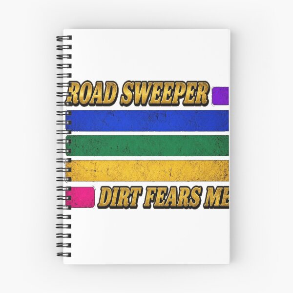 Item preview, Road Sweeper Dirt Fears Me Vintage Street Sweeper Operator T-Shirt designed and sold by katiecorners.