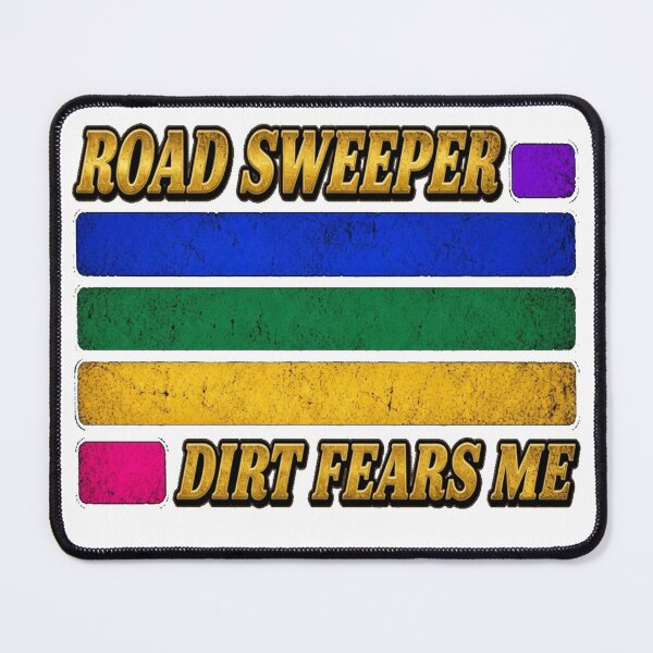 Item preview, Road Sweeper Dirt Fears Me Vintage Street Sweeper Operator T-Shirt designed and sold by katiecorners.