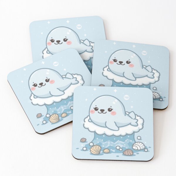 Item preview, Kawaii Baby Seal Sticker | Cute Ocean Animal Gift designed and sold by Stylestickers55.