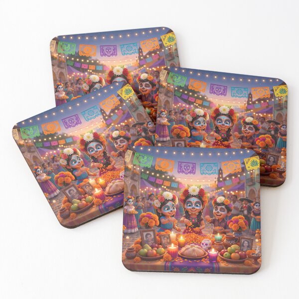 Item preview, Children Celebrating Dia de los Muertos designed and sold by AnnArtshock.