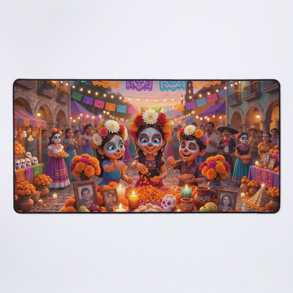 Item preview, Children Celebrating Dia de los Muertos designed and sold by AnnArtshock.