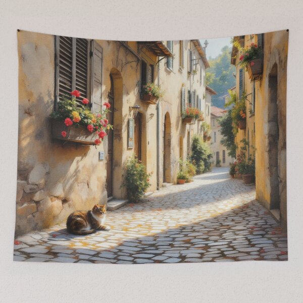 Item preview, Village alley, Auvergne (France) designed and sold by jefboutique6150.