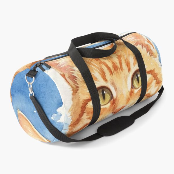 Item preview, Orange Tabby Cat Under a Blue Sky – Peaceful Watercolor Cat Portrait designed and sold by Jesus-istheway.