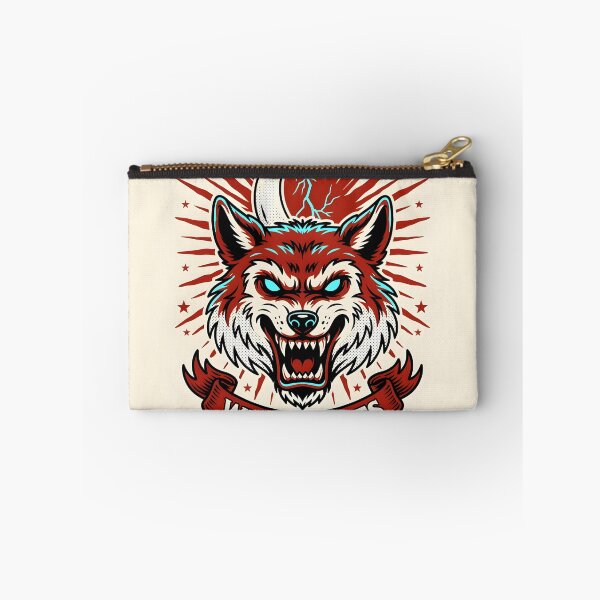 Item preview, Wild Nights – Lunar Wolf Vintage Tattoo Design designed and sold by smilukk.