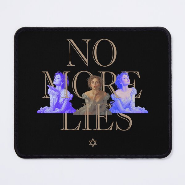Item preview, No More Lies Vintage Gothic Typography Collage | Dark Aesthetic Feminine Art designed and sold by JuanSabogal.