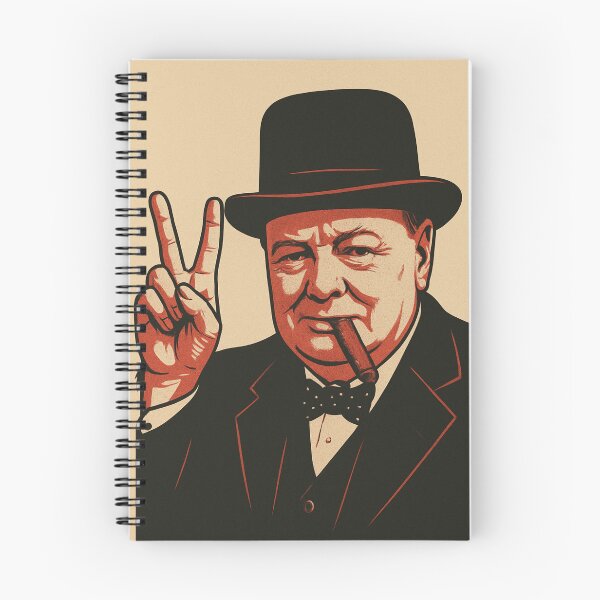 Item preview, Winston Churchill Victory Sign Design designed and sold by RockyLambda.