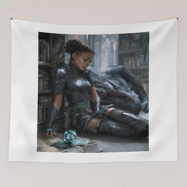 Item preview, A Lady and her Dragon 08 designed and sold by EtherGeek Digital Designs.