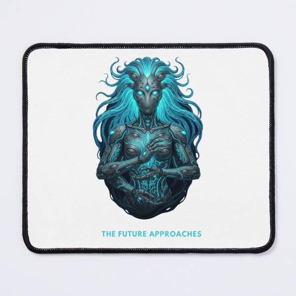 Item preview, The Future Approaches — Cyber Mystic Creature Art designed and sold by CalmFrameArt.