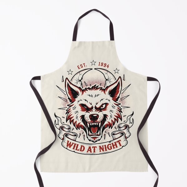 Item preview, Wild Nights – Lunar Wolf Vintage Tattoo Design designed and sold by smilukk.