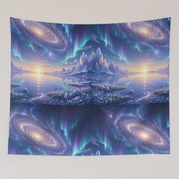 Item preview, The First Dawn | Cosmic Horizons Collection | Celestial Galaxy Sunrise Landscape Art1 designed and sold by OandSDesigns23.