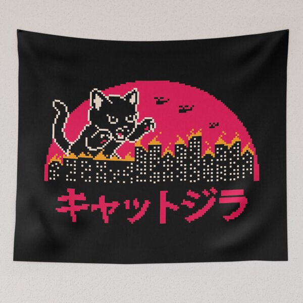 Item preview, 8-Bit Catzilla designed and sold by sachpica.