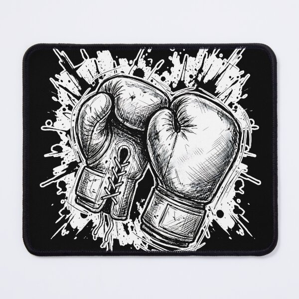 Item preview, Gritty Boxing Gloves Urban Street Art Illustration designed and sold by Z-RankCUSTOMS.