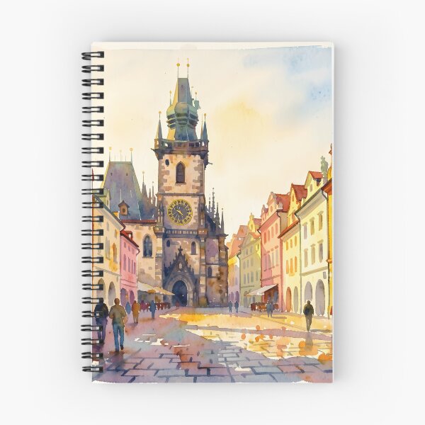 Item preview, Old Town Square designed and sold by The Globe In Ink.