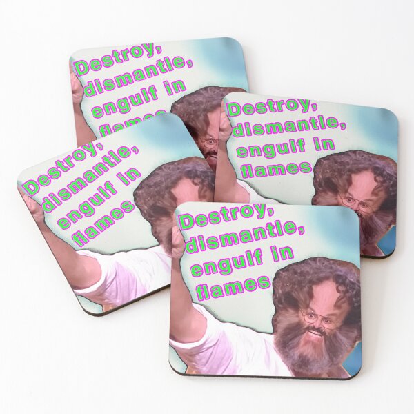 Item preview, Destruir Desmantelar Envolver en llamas designed and sold by weavernap.