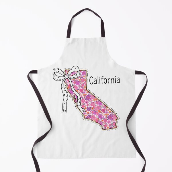 Item preview, Cute California Floral Map Graphic Coquette Bow Design designed and sold by Paper Drip.