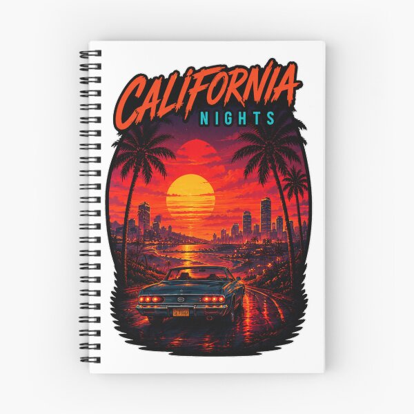 Item preview, California Nights Classic Car Coastal Drive Shirt designed and sold by PINK FREE.