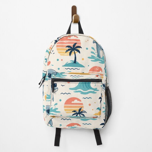 Item preview, Vintage Dolphin Seamless Pattern – Retro Ocean Marine Wildlife Design designed and sold by CallisC-Arts.